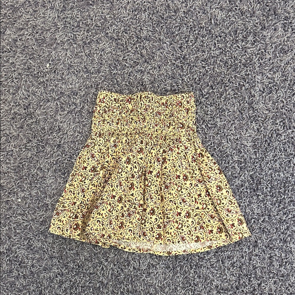 Zara kids Shirred Waist Mini Skirt size 8